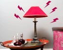 Lightning Pattern Wall Decal Nursery Modern Vinyl Sticker